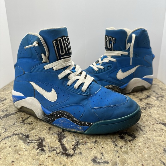 Nike Air Force 180 Photo Blue Retro Barkley Sneakers Size